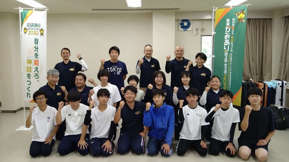 訪問の様子（アーチェリー）
