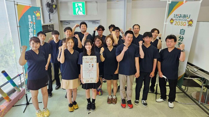 訪問の様子（ボウリング）